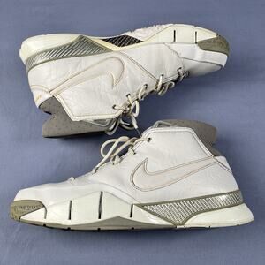 Nike Zoom Kobe 1 White Shark Men’s Size 15 Basketball Sneakers Shoes 313143-111